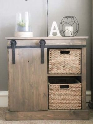 Barn Door Bedside Tables