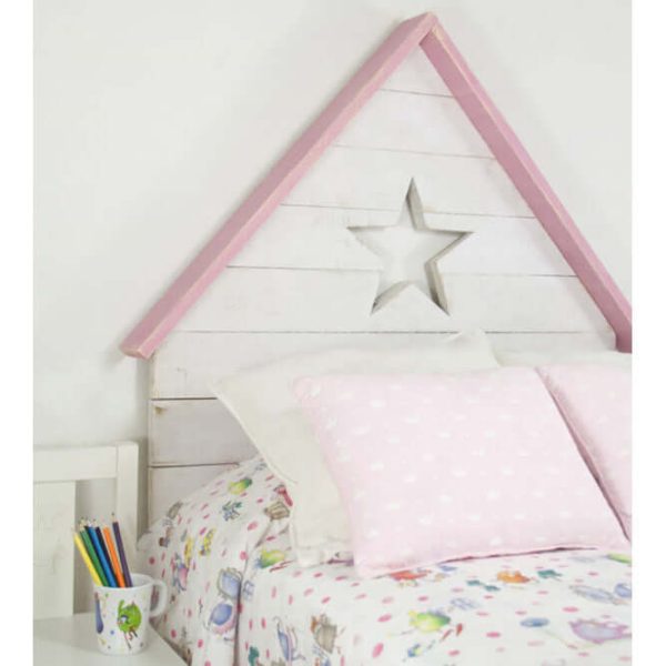 House Cutout Headboard with heart or star - Image 2