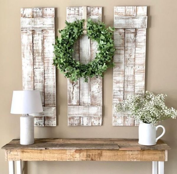 Rustic Pallet Shutters