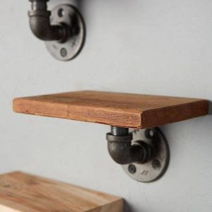 Rustic Pipe Shelfs