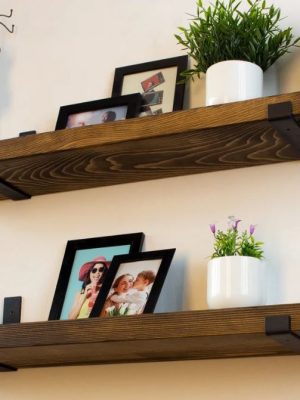 Heavy Duty Shelving and 4 Brackets for 150mm wide shelf Per Set of 2 Shelves)