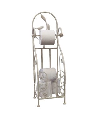 Toilet Roll Stand Antique White