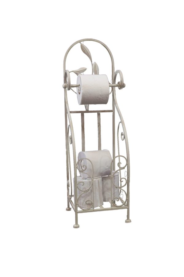 Toilet Roll Stand Antique White