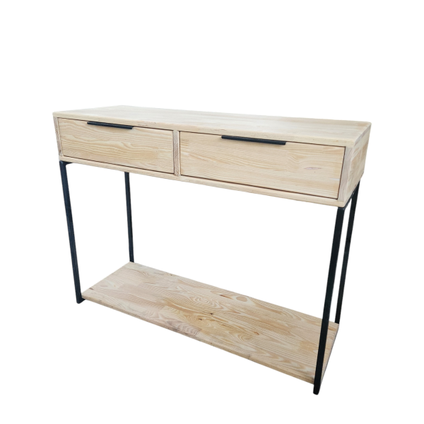 Industrial Entrance Hall or Console Table with drawers