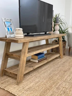 Trestle Rustic TV Unit