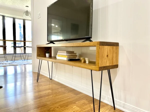 Tall Bulky TV Unit with Hairpin Legs
