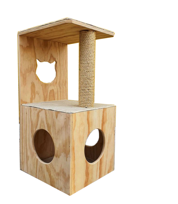 Cat Scratcher made with solid pine
