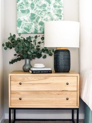 Bruno Industrial Nightstand