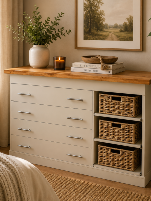 Sarah Baby Compactum or Chest of Drawers with baskets
