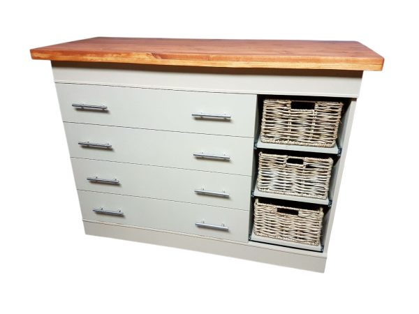 Sarah Baby Compactum or Chest of Drawers with baskets