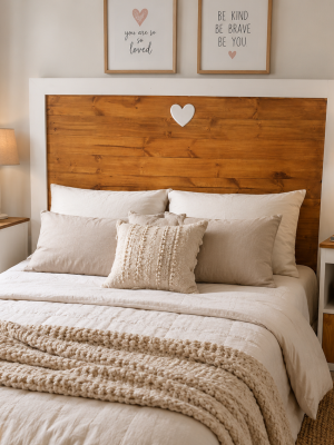 Amore Headboard and Nightstands