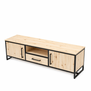 Industrial 2 door and 1 drawer TV Stand