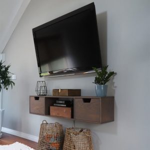 Floating TV Unit with 2 Drawers